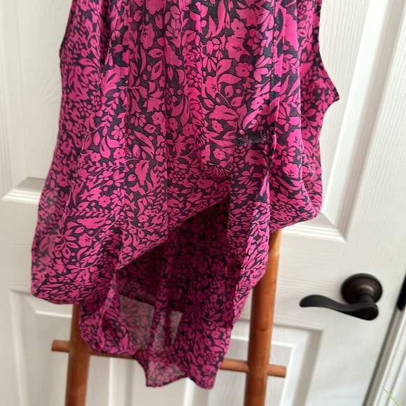 Lane Bryant Scoop Neck Cami, Red Floral & Fuchsia Floral. Size 20 NWOT - Picture 11 of 14